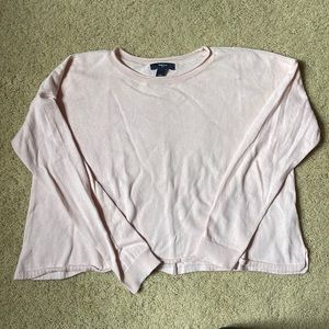 Long sleeve cropped shirt